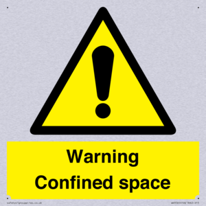 Warning Confined space